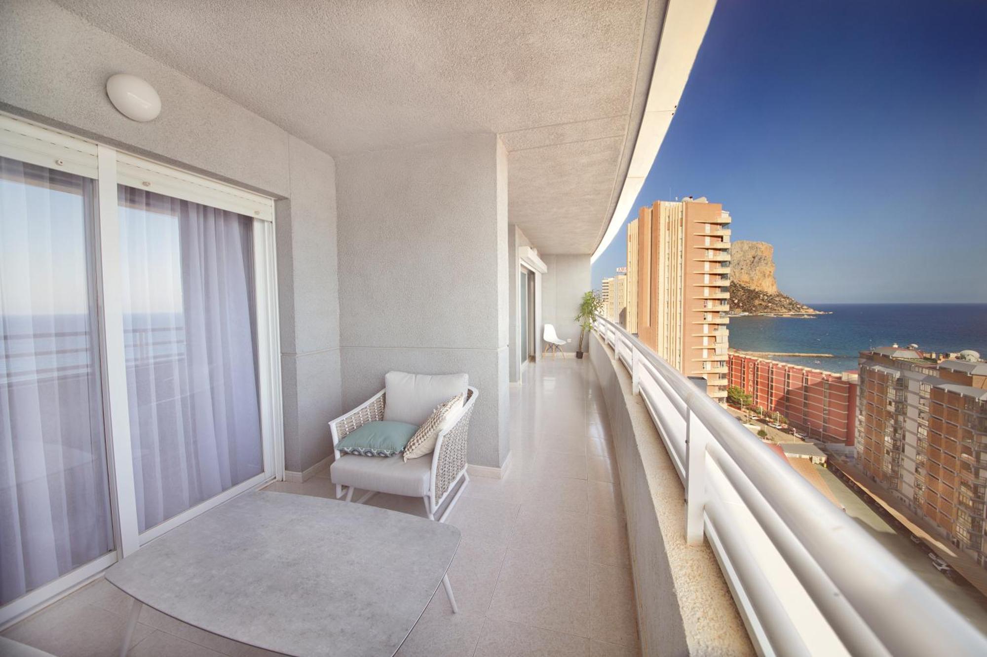 Апартаменты Apartamento Con Vista Al Mar Кальпе Экстерьер фото